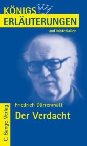 book Erläuterungen Zu Friedrich Dürrenmatt "Der Verdacht"