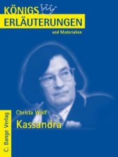 book Erläuterungen Zu Christa Wolf, Kassandra