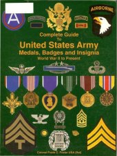 book US Army Medals Badges and Insignia WW 2 Present