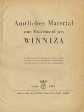 book Amtliches Material zum Massenmord von WINNIZA