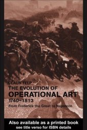 book The evolution of operational art, 1740–1813