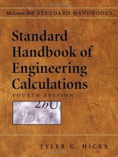 book Standard handbook of engineering calculations