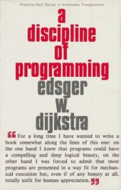 book A discipline of programming