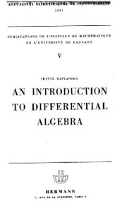 book An Introduction to Differential Algebra 