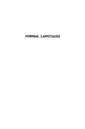 book Formal languages