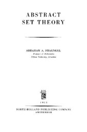 book Abstract set theory