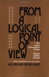 book From a logical point of view: 9 logico-philosophical essays