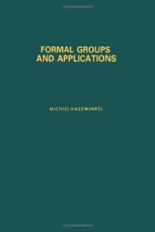 book Formal groups and applications