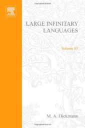 book Large Infinitary Languages