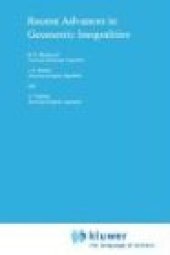 book Recent advances in geometric inequalities