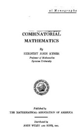 book Combinatorial mathematics