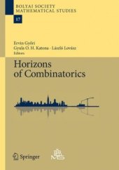 book Horizons of combinatorics