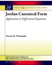 book Jordan canonical form: Application to differential equations