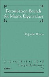 book Perturbation Bounds for Matrix Eigenvalues