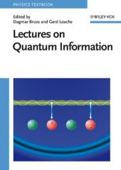 book Lectures on Quantum Information