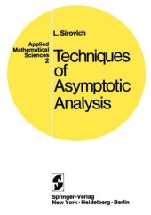 book Techniques of Asymptotic Analysis