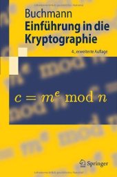 book Einführung in die Kryptographie