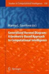 book Generalized Voronoi diagram: A geometry-based approach to computational intelligence