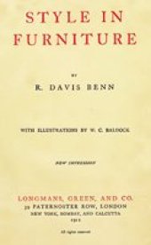 book Style in Furniture (Стиль в мебели)