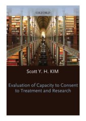 book Evaluation of Capacity to Consent to Treatment and Research