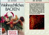 book Weihnachtliches Backen