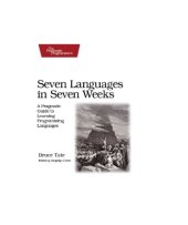 book Seven Languages in Seven Weeks: A Pragmatic Guide to Learning Programming Languages