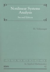book Nonlinear systems analysis
