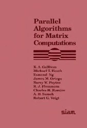 book Parallel algorithms for matrix computations