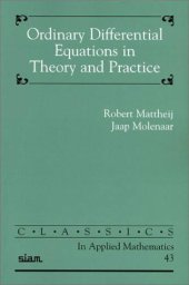 book Ordinary differential equations in theory and practice