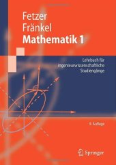 book Mathematik 1: Lehrbuch fuer Ingenieurwissenschaften