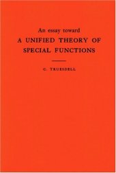 book An essay toward a unified theory of special functions