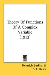 book Theory of Functions of a Complex Variable