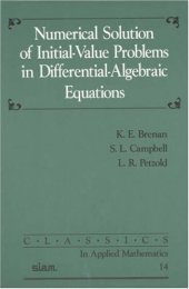 book Numerical solution of initial-value problems in differential-algebraic equations