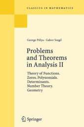 book Problems and theorems in analysis I