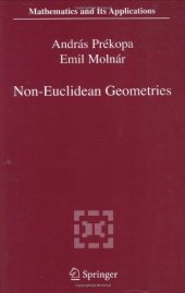 book Non-Euclidean Geometries: János Bolyai Memorial Volume