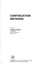 book Continuation methods: proceedings of a symposium at the University of Linz, Austria, October 3-4, 1977