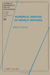 book Numerical Analysis of Wavelet Methods