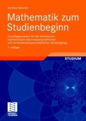 book Mathematik zum Studienbeginn