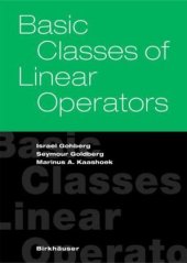 book Basic classes of linear operators