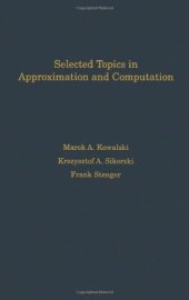 book Selected topics in approximation and computation