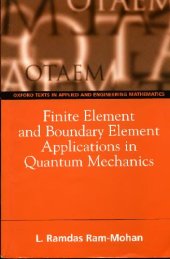 book Finite Element and Boundary Element Applications in Quantum Mechanics