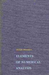 book Elements of Numerical Analysis