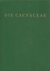 book Die Cactaceae. Band 6. Nachtrage und Index