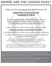 book Adobe Flash Professional CS5 Classroom in a Book
