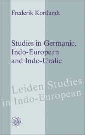 book Studies in Germanic, Indo-European and Indo-Uralic