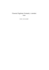 book Classical Algebraic Geometry: a modern view