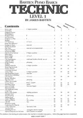 book Piano Basics Level 1-Technic