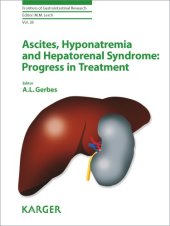 book Ascites, Hyponatremia, and Hepatorenal Syndrome: Progress in Treatment (Frontiers of Gastrointestinal Research)  