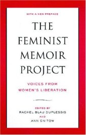 book The Feminist Memoir Project: Voices from Women's Liberation  