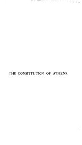 book Constitution of Athens  